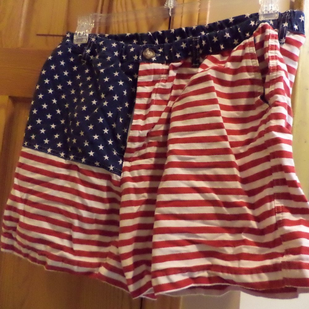 CHUBBIES SHORTS -  RED, WHITE and BLUE -  AMERICAN FLAG  - STARS + SPRIPES  -XXL